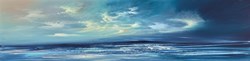 Burning Skies V by Philip Raskin - Original Painting on Board sized 48x12 inches. Available from Whitewall Galleries
